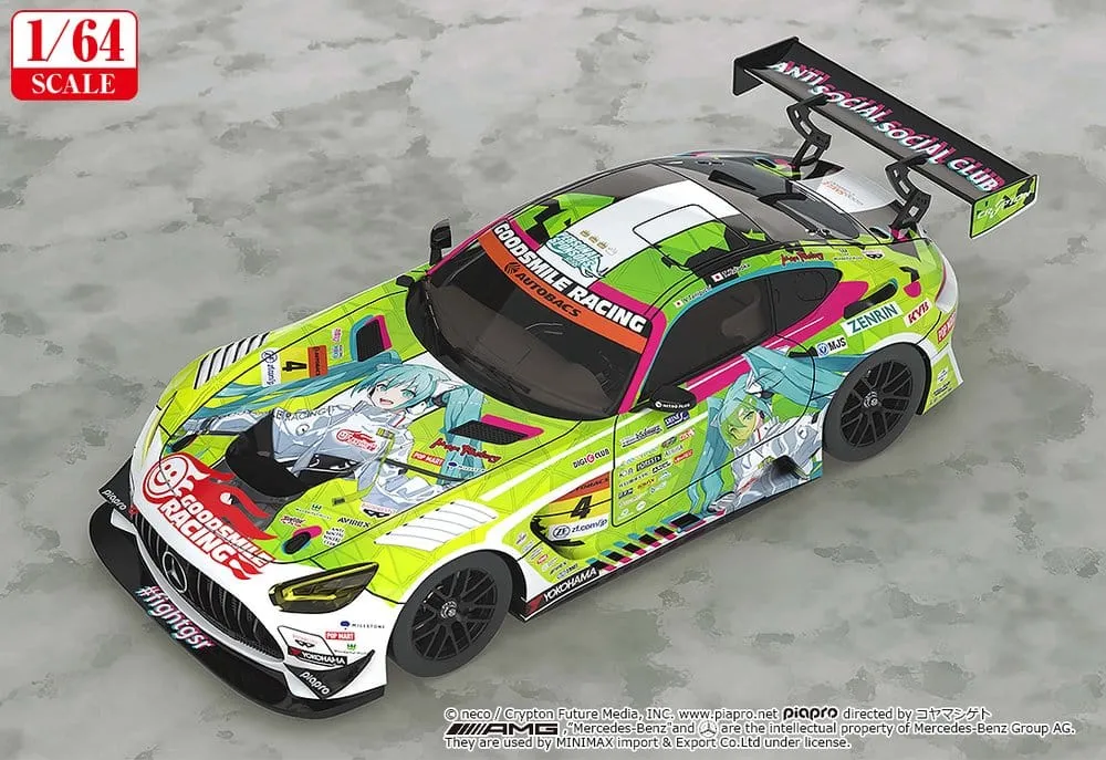 Hatsune Miku GT Project Vehicle 1/64 Hatsune Miku AMG 2022 Season Opening Ver. 7 cm